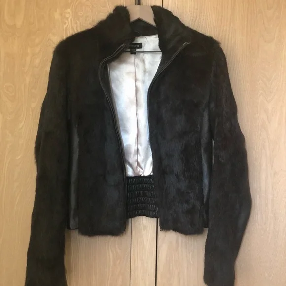 Vintage Rabbit Fur Coat - Picture 1 of 7